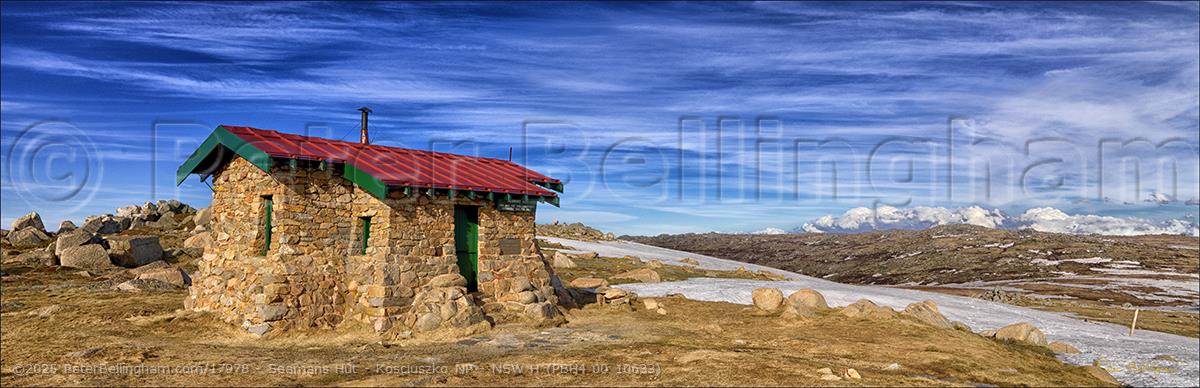Peter Bellingham Photography Seamans Hut - Kosciuszko NP - NSW H (PBH4 00 10633)